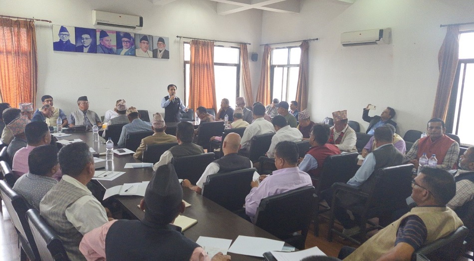शिथिल कांग्रेसलाई दौडाउन जिल्ला सभापतिहरुको माग